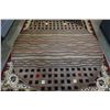 Image 1 : HAND MADE IN INDIA 100% WOOL AREA CARPET 8FT DIAMETER - RETAIL $1939