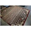 Image 2 : HAND MADE IN INDIA 100% WOOL AREA CARPET 8FT DIAMETER - RETAIL $1939