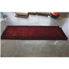 Image 2 : HAND MADE IN INDIA 100% WOOL CARPET RUNNER 2FT 7IN X 8FT 2IN  - RETAIL $632
