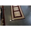 Image 2 : HAND MADE IN INDIA 100% WOOL CARPET RUNNER 2FT 7IN X 9FT 1IN  - RETAIL $922