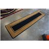 Image 1 : HAND MADE IN INDIA 100% WOOL CARPET RUNNER 2FT 7IN X 9FT 11IN - RETAIL $896