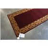 Image 2 : HAND MADE IN INDIA 100% WOOL CARPET RUNNER 2FT 7IN X 10FT 1IN - RETAIL $781