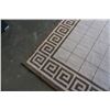 Image 3 : HAND MADE IN INDIA 100% WOOL AREA CARPET  9FT  X 6FT - RETAIL $1730