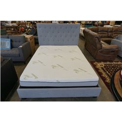 BRAND NEW LOGAN BED SET - INCLUDES STORAGE BED FRAME AND BRAND NEW 8 INCH QUEEN MEMORY FOAM MATTRESS