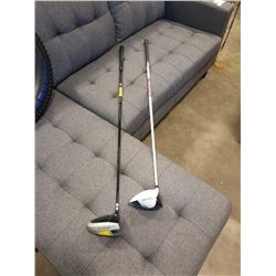 2 GOLF DRIVERS - BUTLER AND TAYLORMADE