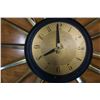 Image 2 : HALLMARK ACCESSORIES BRASS STARBURST WALL CLOCK