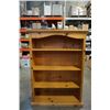 Image 2 : PINE BOOKSHELF 4 FOOT TALL