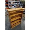 Image 3 : PINE BOOKSHELF 4 FOOT TALL
