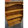 Image 4 : PINE BOOKSHELF 4 FOOT TALL