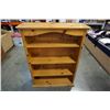 Image 7 : PINE BOOKSHELF 4 FOOT TALL