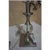 Image 5 : 2 HOME SENSE TABLE LAMPS - BRUSHED METAL AND ACRYLIC
