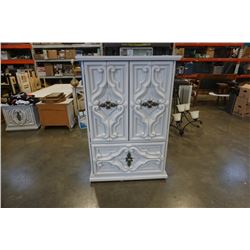 WHITE PAINTED WARDROBE DRESSER