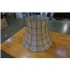 Image 1 : VINTAGE ABALONY AND BRASS SHADE