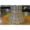 Image 2 : VINTAGE ABALONY AND BRASS SHADE