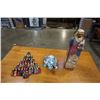 Image 1 : JIM SHORE RELIGIOUS FIGURE, XMAS DECORATION AND TURTLE