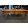 Image 2 : 1 DRAWER WOOD COFFEE TABLE