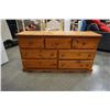 Image 2 : 7 DRAWER PINE DRESSER AND 2 DRAWER NIGHTSTAND
