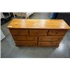 Image 3 : 7 DRAWER PINE DRESSER AND 2 DRAWER NIGHTSTAND