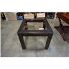 Image 1 : Glass insert bevelled glass end table