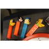 Image 3 : QUARTZ LORUS MICKEY MOUSE CLOCK, PEZ DISPENSERS AND TOYS