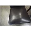 Image 3 : 2 MODERN LEATHER LOOK CHAIRS
