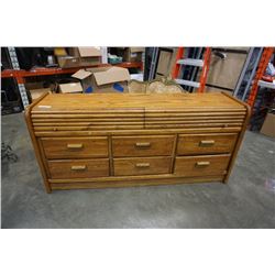 8 Drawer oak dresser