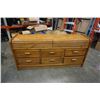 Image 1 : 8 Drawer oak dresser