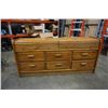 Image 2 : 8 Drawer oak dresser