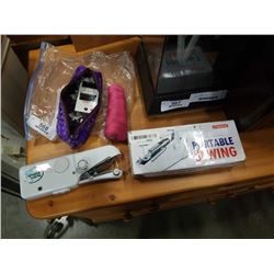 2 PORTABLE HANDHELD SEWING MACHINES