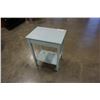 Image 5 : BLUE PAINTED 1 DRAWER STAND