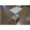 Image 6 : BLUE PAINTED 1 DRAWER STAND