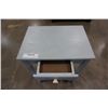 Image 8 : BLUE PAINTED 1 DRAWER STAND
