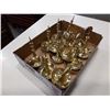 Image 4 : Box of brass candle holders