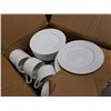 Image 3 : 2 BOXES OF WHITE DISHES