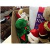 Image 2 : BOX OF CHRISTMAS DECOR - ANIMATED FIGURES
