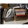 Image 1 : 2 BOXES OF CHINA PLATES AND COOKBOOKS