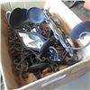 Image 2 : box of 10 wall sconce candle holder with bevelled glass insert