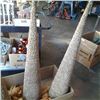 Image 2 : 5 large christmas decorations tallest is 4ft