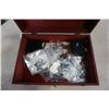 Image 11 : 3 Jewelry boxes with contents and stand