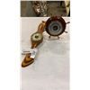 Image 1 : 2 WOOD BAROMETERS - PROPELLER AND SHIP WHEEL STYLE