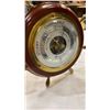 Image 3 : 2 WOOD BAROMETERS - PROPELLER AND SHIP WHEEL STYLE