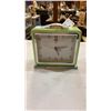 Image 2 : PEACOCK FAN, VINTAGE CLOCK, AND JADE PIECE