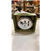 Image 3 : PEACOCK FAN, VINTAGE CLOCK, AND JADE PIECE