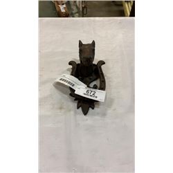 CAST IRON HORSE HEAD DOOR KNOCKER
