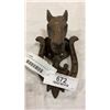 Image 3 : CAST IRON HORSE HEAD DOOR KNOCKER