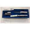 Image 2 : RADA KNIFE SET W/ STEAK KNIFE, PEARING KNIFE, AND SHARPENER, AND 2 PRECISION HOLLOW GROUND STAINLESS