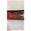 Image 8 : RADA KNIFE SET W/ STEAK KNIFE, PEARING KNIFE, AND SHARPENER, AND 2 PRECISION HOLLOW GROUND STAINLESS