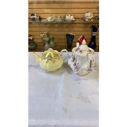 2 ANTIQUE ROYAL ALBERT TEA POTS