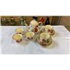 Image 2 : STAFFORDSHIRE CUPS AND SAUCERS AND SADLER TEAPOT AND FLOW BLUE LIDDED TUREEN
