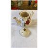 Image 4 : STAFFORDSHIRE CUPS AND SAUCERS AND SADLER TEAPOT AND FLOW BLUE LIDDED TUREEN